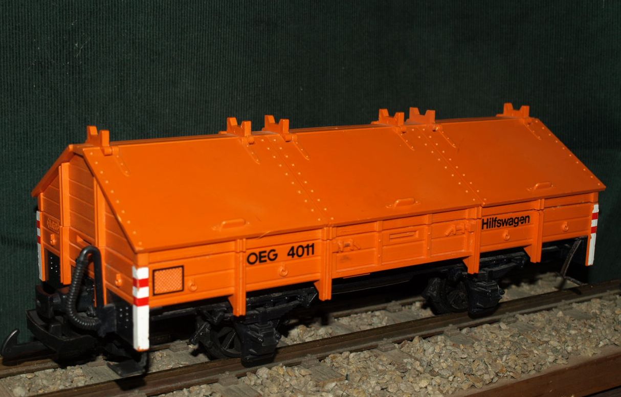 LGB 4011 Klappdeckelwaggon, orange