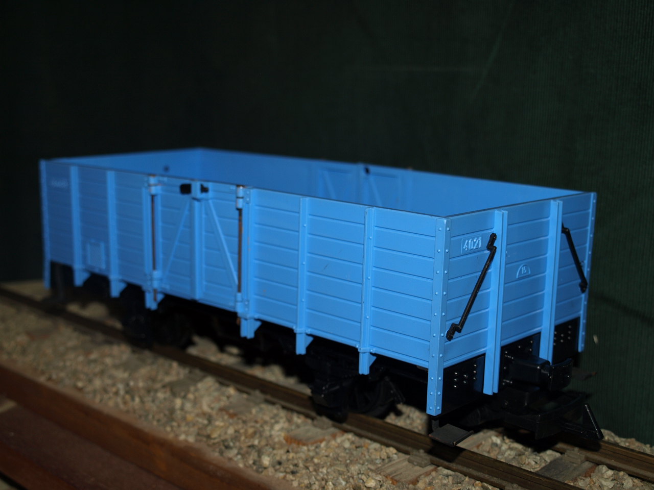 Hochbordwaggon, blau
