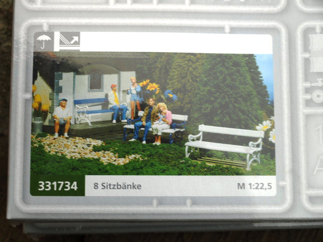 POLA Parkbänke, 8 Stück